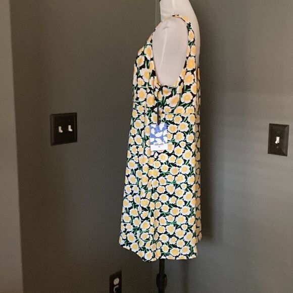 90's Shift Yellow Poppy Mini Dress Sun DVF for Target Diane von Furstenberg NWT - Picture 11 of 16